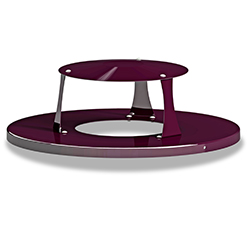 T/CE-2410R round steel lid with rain cover T/CE-2410R round steel lid with rain cover