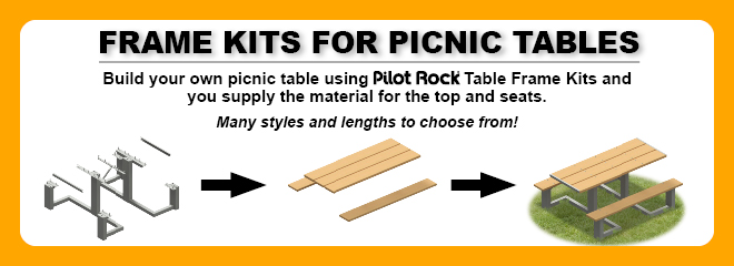 Picnic Table Frame Kits - WPTS Series Picnic Table Frame Kits - WPTS Series