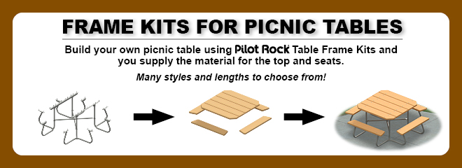Picnic Table Frame Kits - SQT Series Picnic Table Frame Kits - SQT Series
