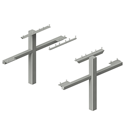TPT Series Frame Kit - Standard Twin Pedestal Picnic Table