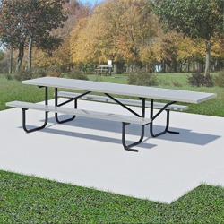 UT and UTH Series End Accessible Picnic Table - Using Aluminum