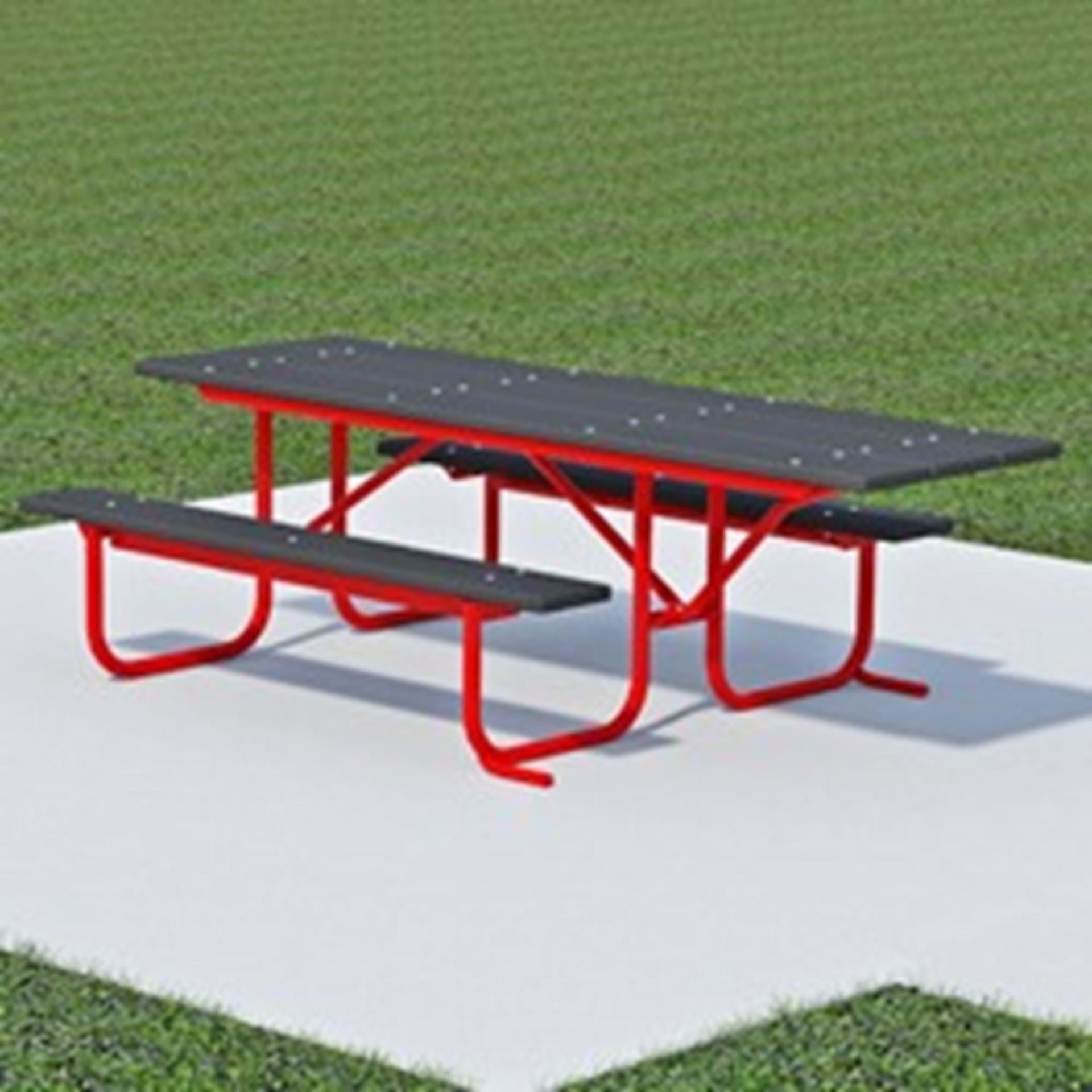 UT and UTH Series End Accessible Picnic Table - Using Recycled Plastic