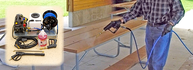 Disinfect surfaces inside or outside! Disinfect surfaces inside or outside!