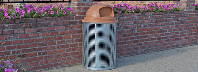 Model CN-R/R/G-55 Trash Receptacle