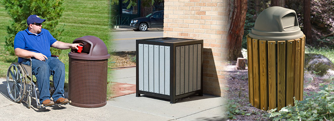 Trash & Recycling Receptacles