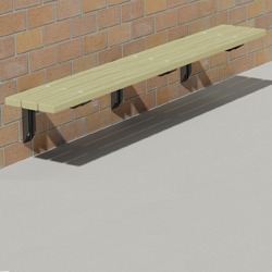 Wall Mount Bench - Using Lumber