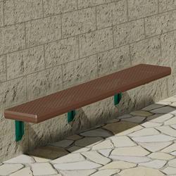Wall Mount Bench - Using Expanded Steel
