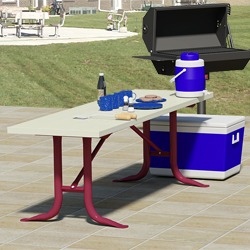 XTX Series Utility Table - Using Aluminum